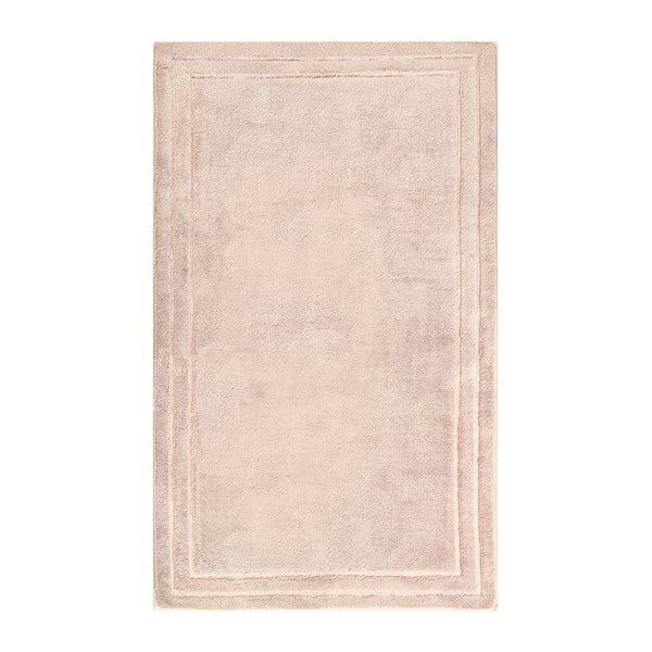 Světle růžová koupelnová předložka s příměsí bavlny Aquanova Riga, 60 x 100 cm