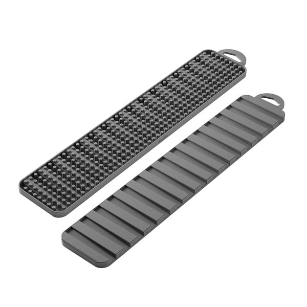 Сива пластмасова тавичка за оттичане за съдовете 42x8 cm Gravity – Metaltex