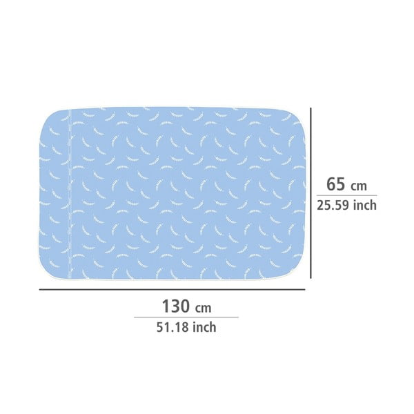 Синьо одеяло за гладене Цветя - Wenko-image-3