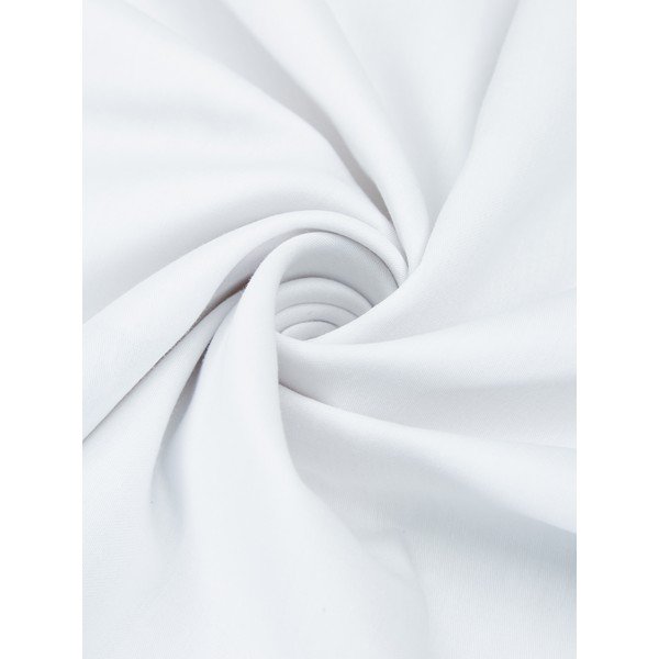 Бяло и бежово спално бельо за единично легло от памучен сатен , 135 x 200 cm Yuma - Westwing Collection-image-3