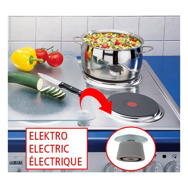 Стъклен капак за готварска печка Universal 3 в 1, 56 x 50 cm - Wenko-image-1