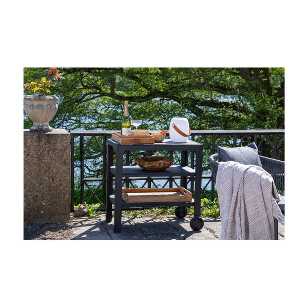 LED преносимо външно осветително тяло с таймер/с високоговорител с USB ø 18 cm Cardiff – House Nordic-image-4