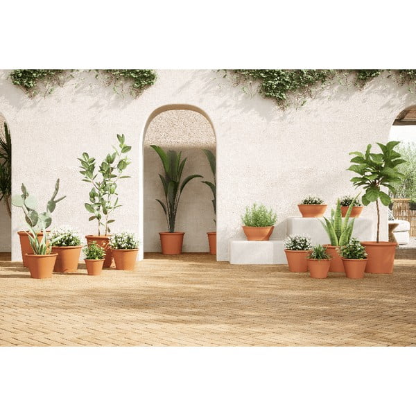 Теракотена саксия за цветя ø 23 cm Saramago – Artevasi-image-3