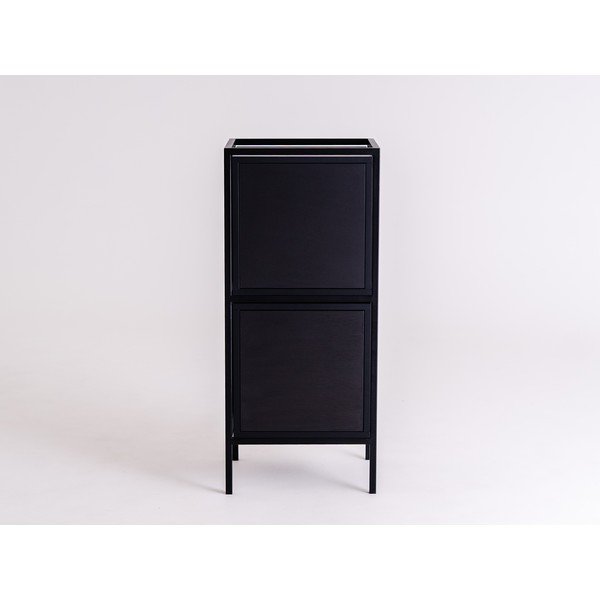 Черен шкаф 45x102 cm Skap - CustomForm-image-2