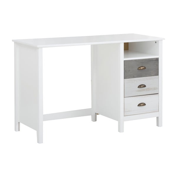 Работна маса в бяло и сиво Salva - Støraa-image-2