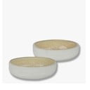 Бяло-бежови купички в комплект от 2 части от камък ø 13,5 cm Sand Grain - Mette Ditmer Denmark