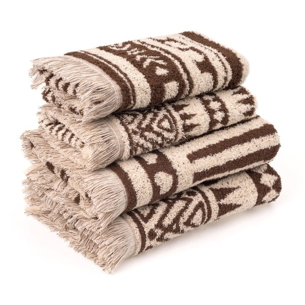 Sada 4 bavlněných ručníků Casa Di Bassi Rabat