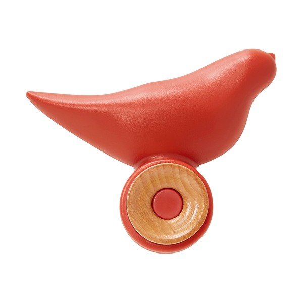 Червена стенна кука Bird - Kokoon-image-1