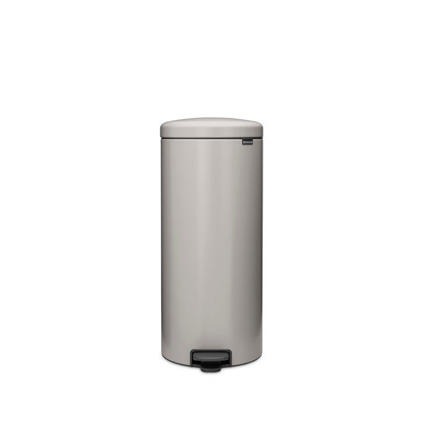 Светлосиво стоманено кошче за боклук с педал 30 l NewIcon – Brabantia