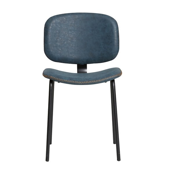 Комплект от 2 сини трапезни стола Mali - Marckeric