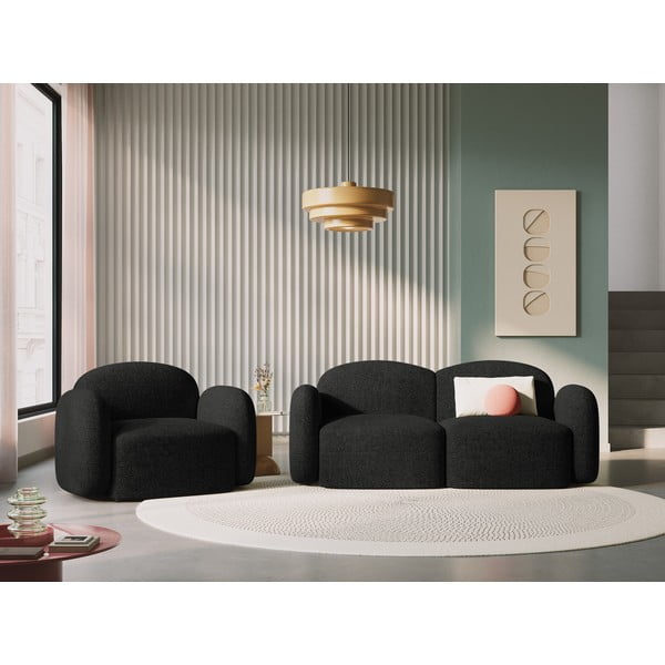 Черен фотьойл Blair - Micadoni Home-image-1