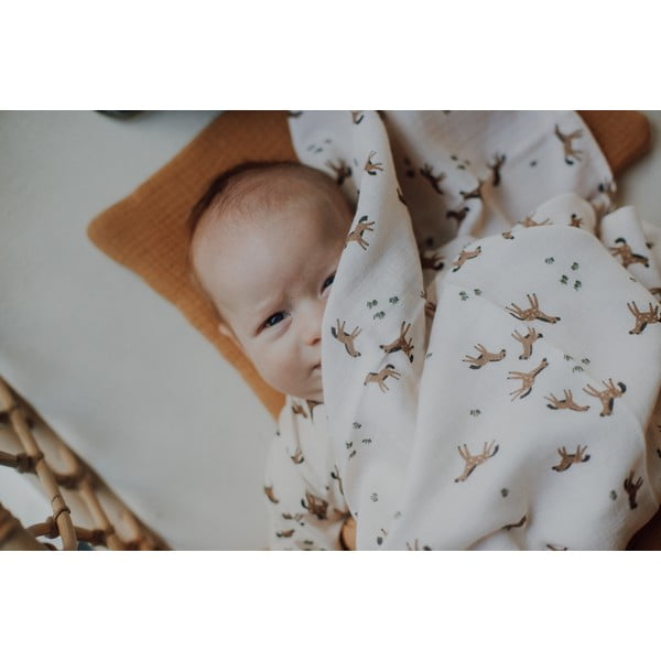 Комплект за детско легло в коняк кафяво - Malomi Kids-image-4