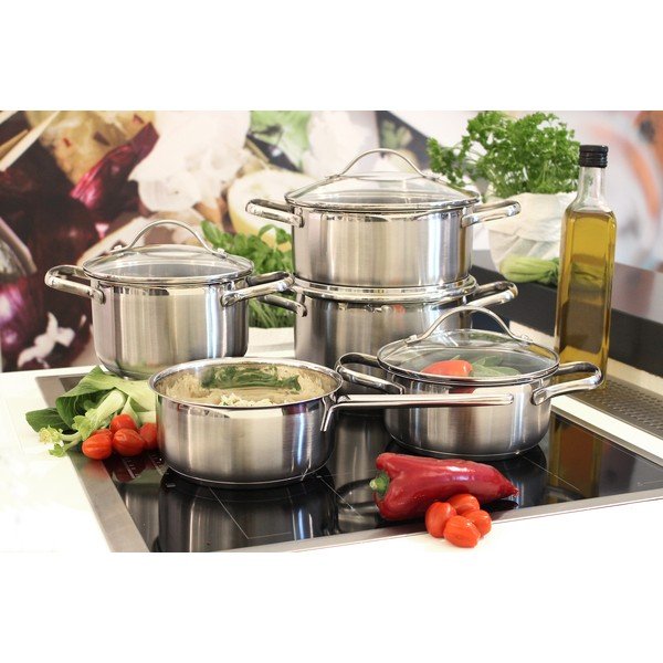 Комплект съдове за готвене от неръждаема стомана 9 бр Horizon - ELO-image-3