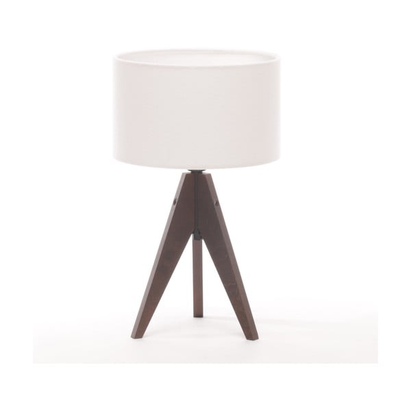 Stolní lampa Arist Cylinder White/Brown