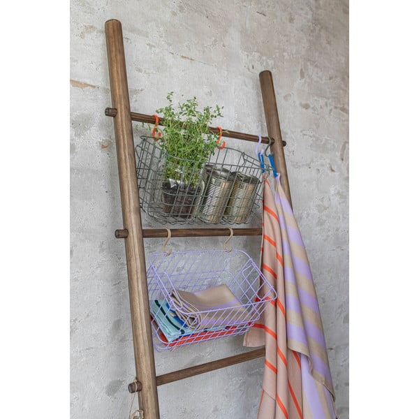 Светлозелени висящи метални куки в комплект от 5 бр. Hang-it – Mette Ditmer Denmark-image-3