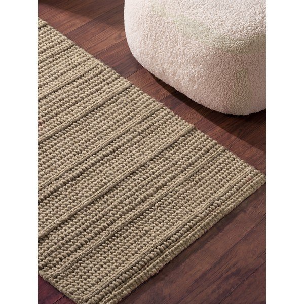 Бежова ръчно изработена вълнена пътека 80x250 cm Camden Parker – Ted Baker-image-2