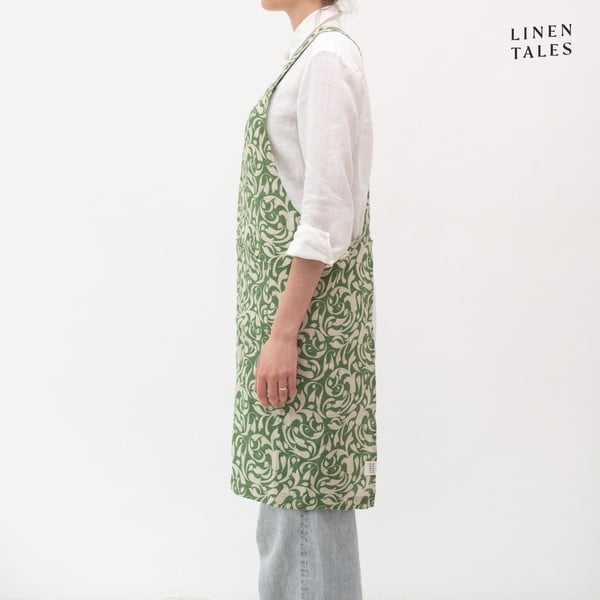 Ленена престилка Evergreen Damask – Linen Tales-image-2