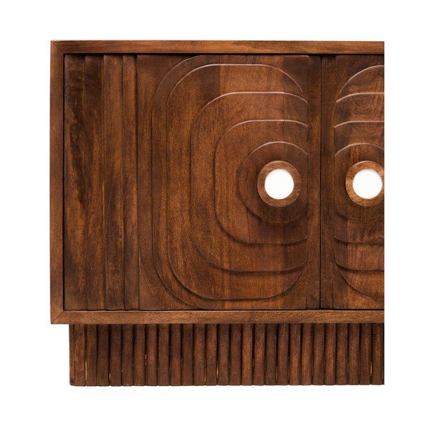 Скрин от масивно манго в тъмно естествен цвят 40x75x116 cm Sangar – Premier Housewares-image-4