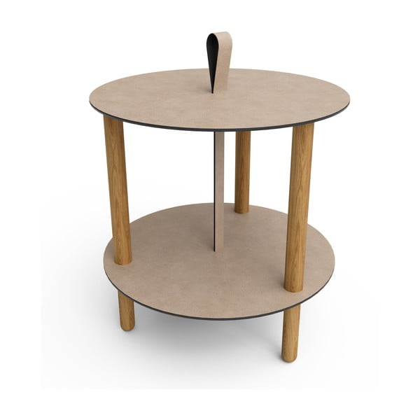 Кръгла странична масичка ø 48 cm Strap L Bull – LIND DNA