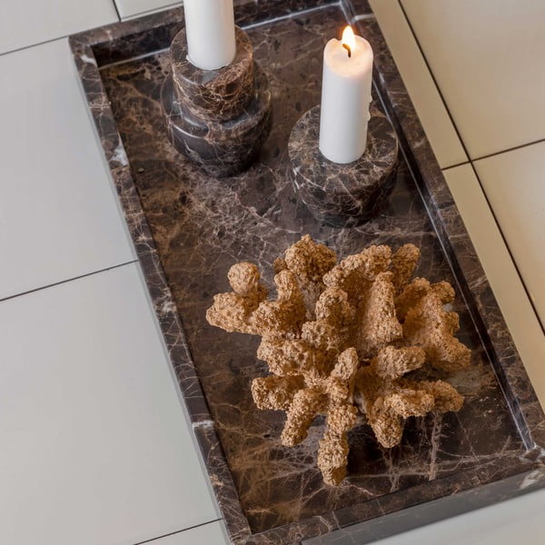 Мраморен декоративен поднос 16x31 cm Marble – Mette Ditmer Denmark-image-3