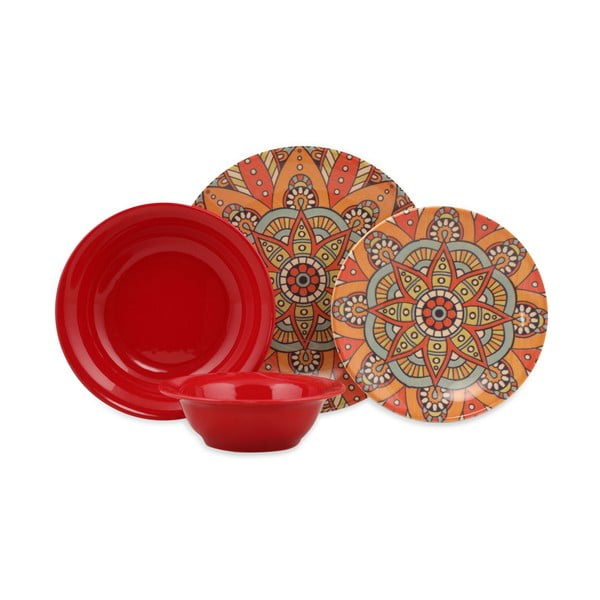 Комплект порцеланови съдове от 24 части Ruby - Kütahya Porselen