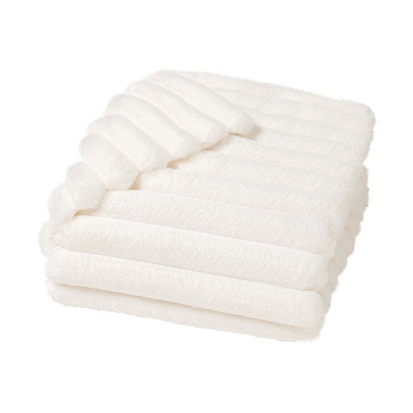 Кремаво одеяло от микроплюш 180x220 cm Boudoir – douceur d'intérieur