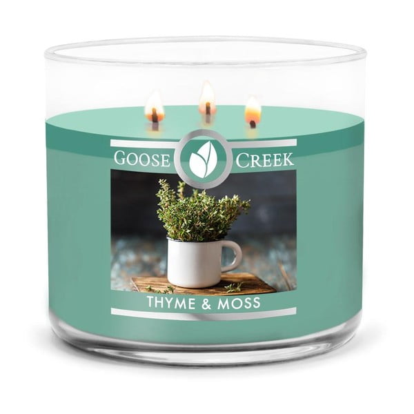 Ароматна свещ в кутия , 35 часа време за горене Thyme & Moss - Goose Creek