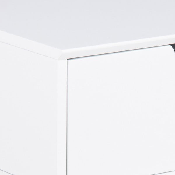 Бяло нощно шкафче Mitra - Actona-image-4