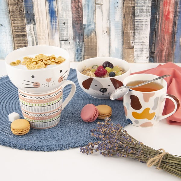 Порцеланов комплект чаша и купа 2 бр. 350 ml – Orion-image-1