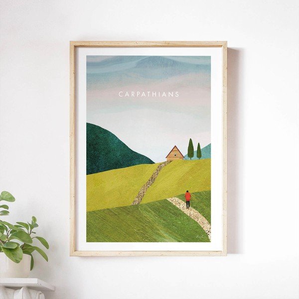 Плакат 50x70 cm Carpathians - Travelposter-image-1