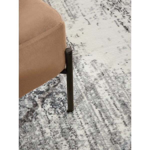 Сиво-кремав кръгъл килим ø 160 cm Gloria Lydia – Hanse Home-image-3