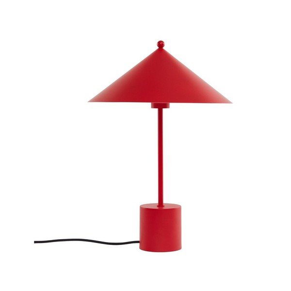 Червена метална настолна лампа (височина 50 cm) Kasa – OYOY Living Design