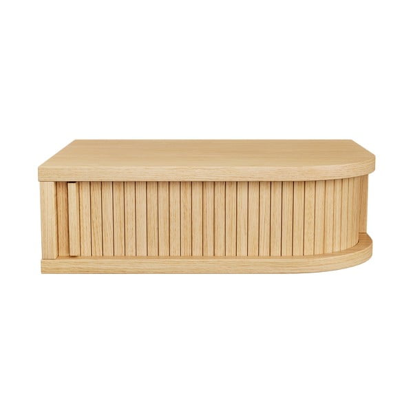 Нощно шкафче от декор от дъб в естествен цвят Farsta – Woodman-image-4