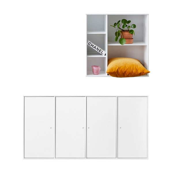 Бял комплект от скрин и етажерка Hammel Mistral Kubus - Hammel Furniture