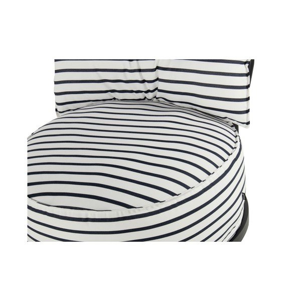 Бяло/синьо  подплатено градинско кресло Emma – Hartman-image-3