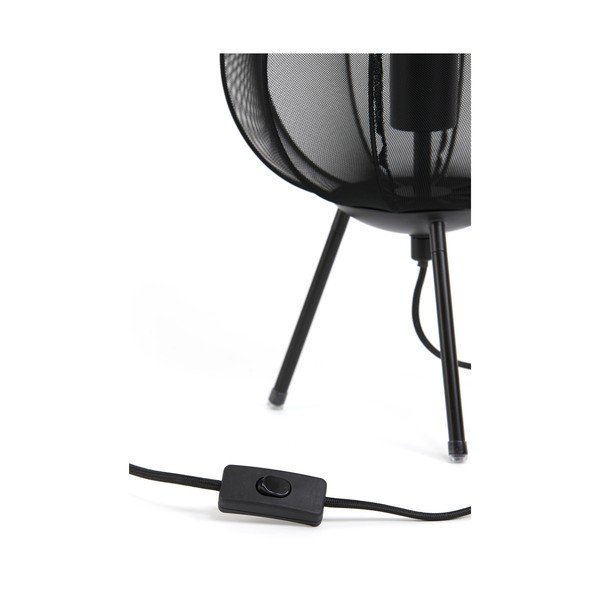 Черна настолна лампа (височина 45 cm) Plumeria - Light & Living-image-4