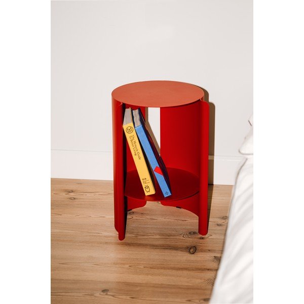 Стоманена кръгла странична масичка ø 32 cm Wa – noo.ma-image-4