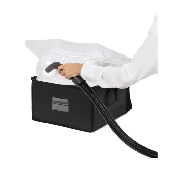 Черна кутия за съхранение с цип Compress Pack, 125 л - Compactor-image-2
