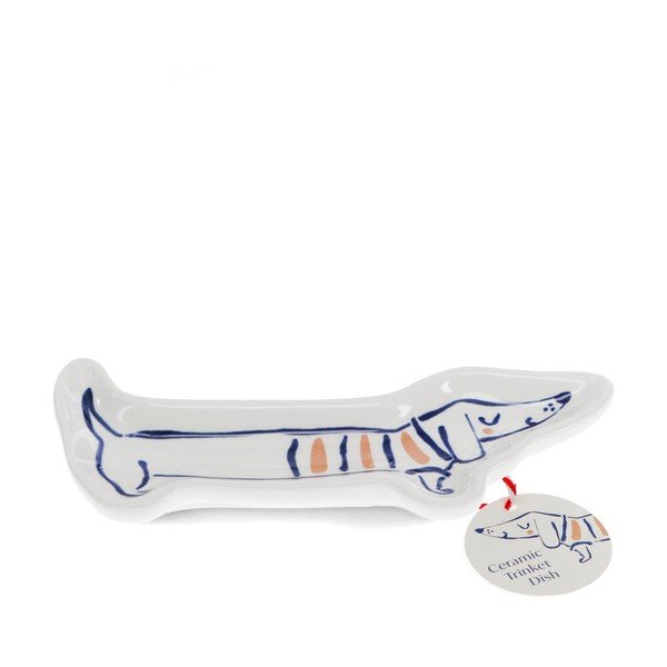 Керамична стойка за бижута Sausage dog – Rex London-image-2