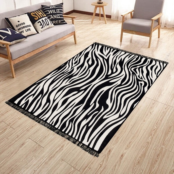 Двустранен килим Зебра, 140 x 215 cm - Kate Louise
