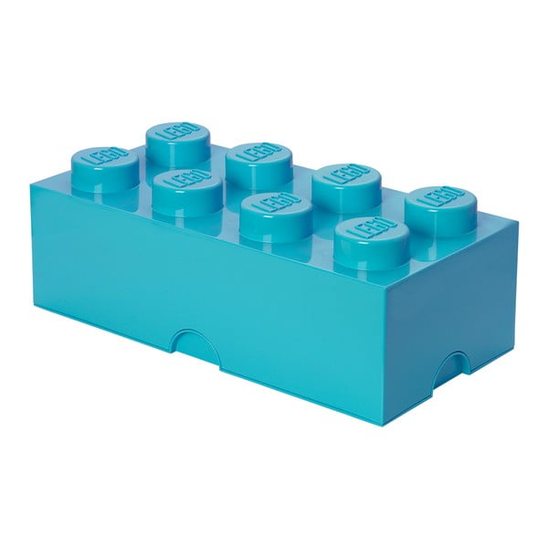 Лазурно синя кутия за съхранение - LEGO®
