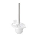 Бяла стенна пластмасова четка за тоалетна Pure – Wenko