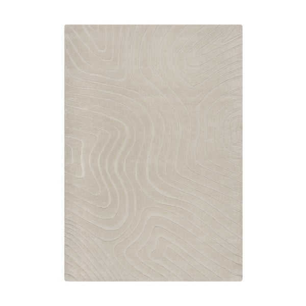 Кремав ръчно изработен вълнен килим 160x230 cm Mesmerise Natural – Flair Rugs