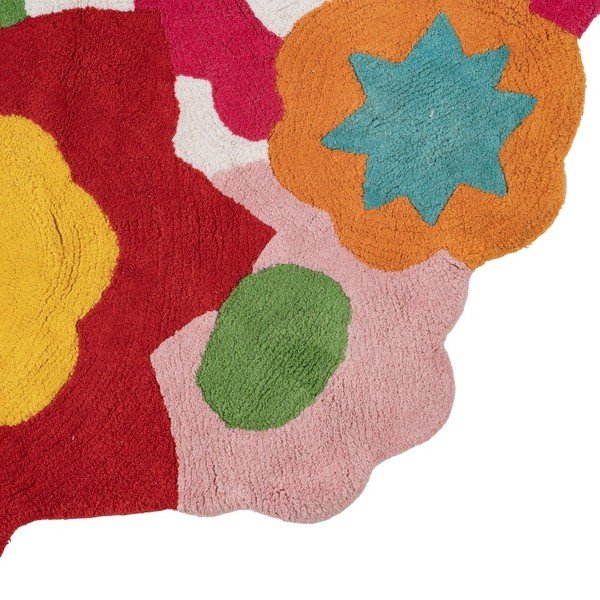 Памучен детски килим ø 150 cm Flowers – Ixia-image-4