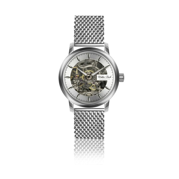 Мъжки часовник с каишка от неръждаема стомана в сребристо Randy - Walter Bach