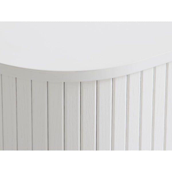 Бяло шкафче с плъзгащи се врати 100x118x40 cm Nola – Unique Furniture-image-4