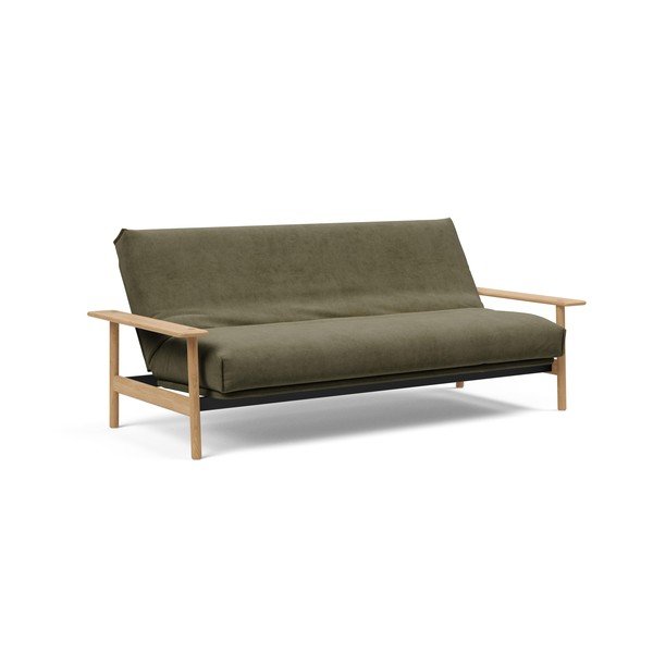 Зелен сгъваем диван от рипсено кадифе 230 cm Balder – Innovation-image-1