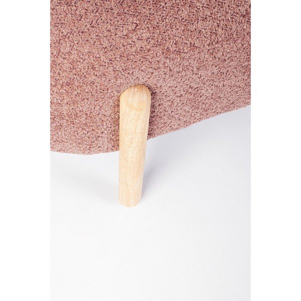 Теракотена подплатена пейка от прежда с примки от букле Dayla – Bizzotto-image-1