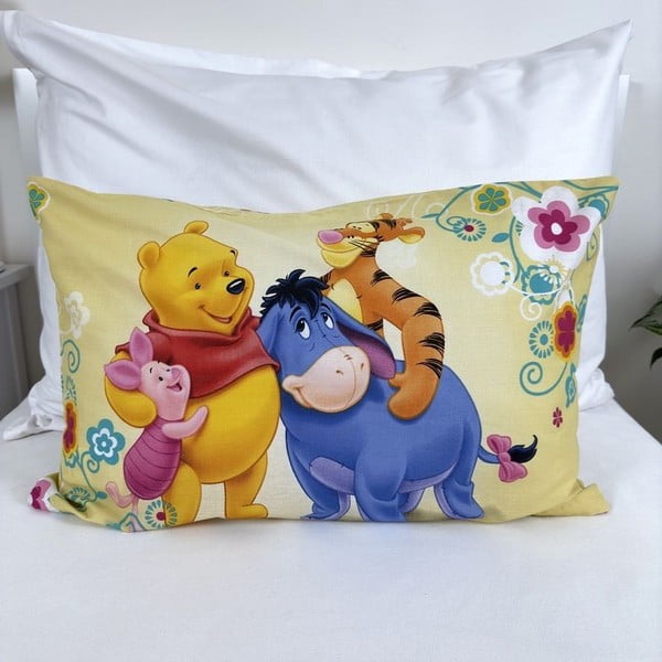 Памучно детско спално бельо 100x135 cm Winnie-the-Pooh – Jerry Fabrics-image-3