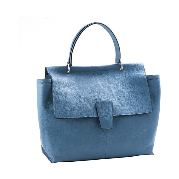 Modrá kabelka z pravé kůže Andrea Cardone Aria